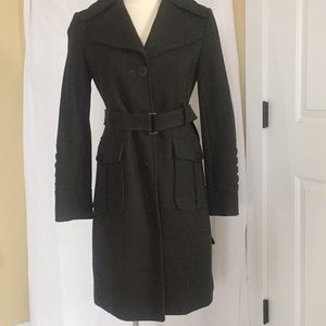 Kenneth Cole Reaction army green wool coat